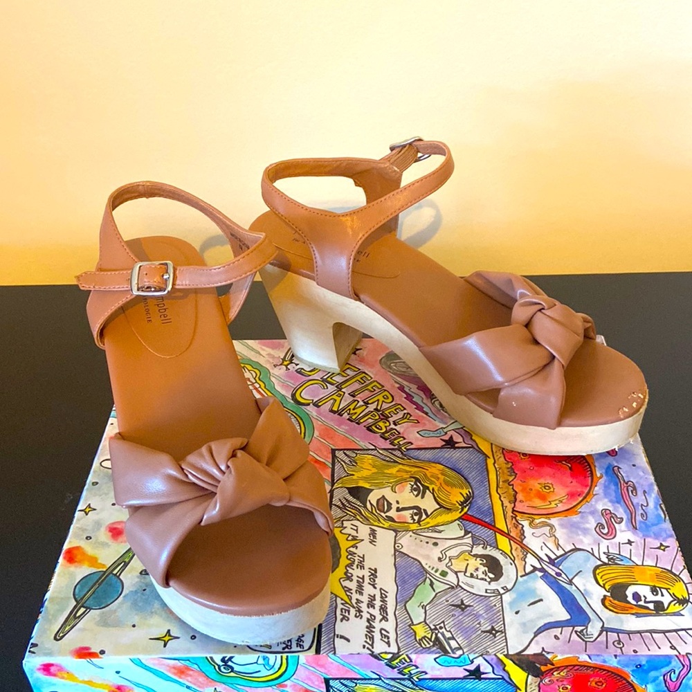 Jeffrey Campbell x Anthropologie Puff Leather Sandal